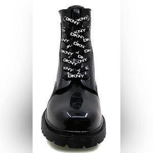 New: DKNY Tibby Combat Boots in Black